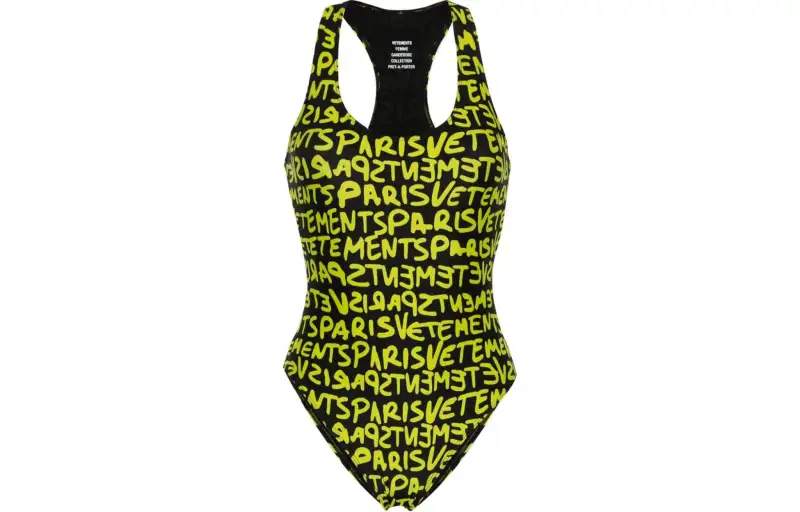 Vetements One piece Swimsuit Women's Neon Green