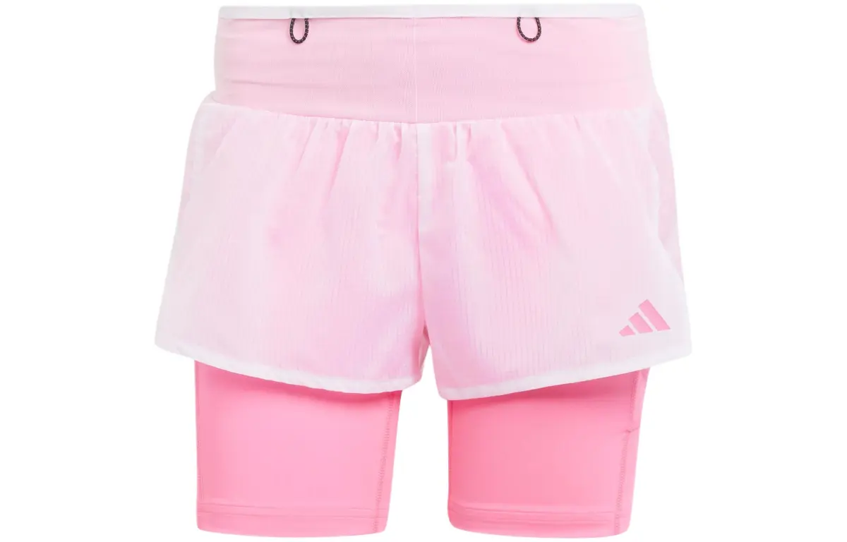 Adidas Tokyo Running 2 in 1 Shorts Running Shorts Women's Bright Pink