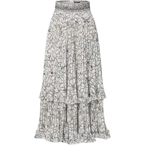LOUIS VUITTON Embroidered Band Skirt
