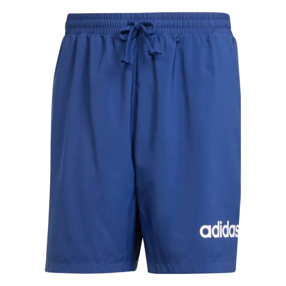 Adidas ESSENTIALS Linear Logo Casual Shorts Men's Dark Blue White