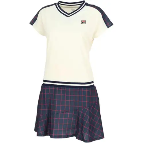 FILA Short Sleeved Dress Women's Red