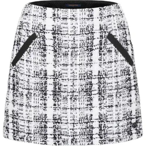 LOUIS VUITTON Casual Short Skirts Women's Black White