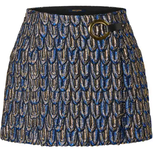 LOUIS VUITTON Casual Short Skirts Women's Blue