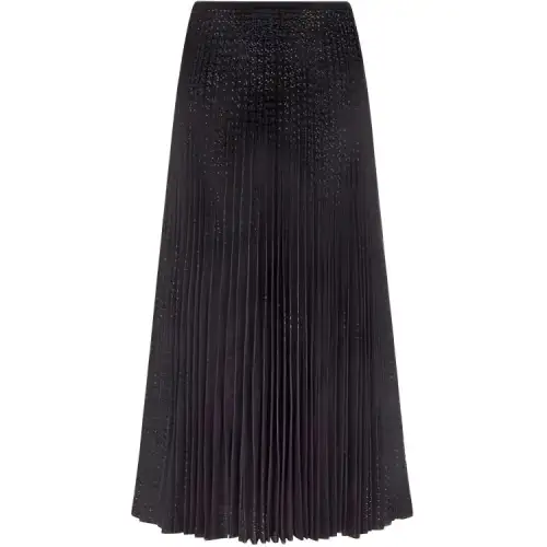 DIOR FW24 Casual Long Skirt Women's Black