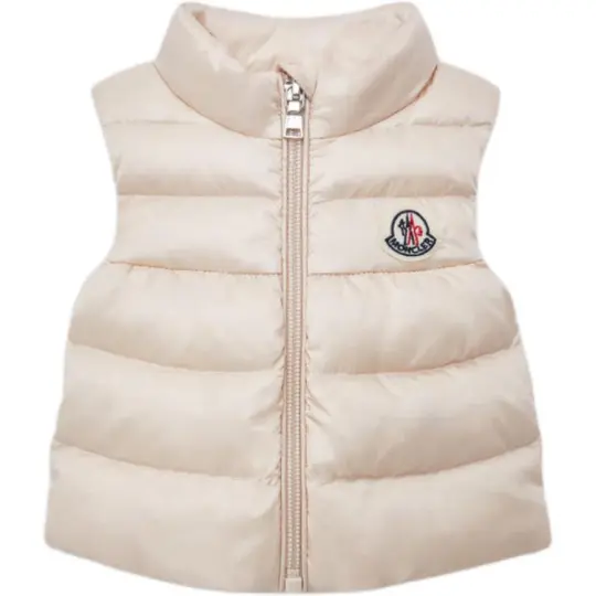 Moncler Down Vest Light Pink Infant And Toddler