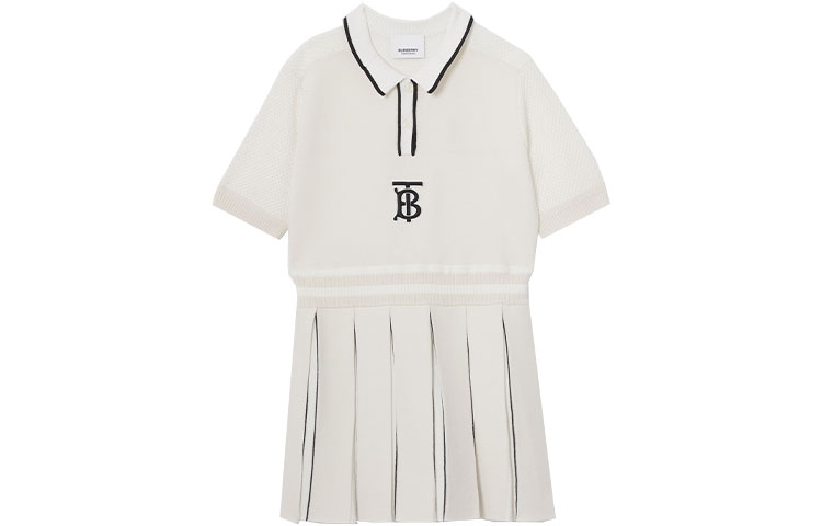 Женская футболка Burberry Burberry Polo (бежевая)