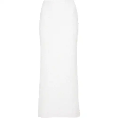 Balenciaga SS24 Casual Long Skirt Regular Fit Women's Light Beige