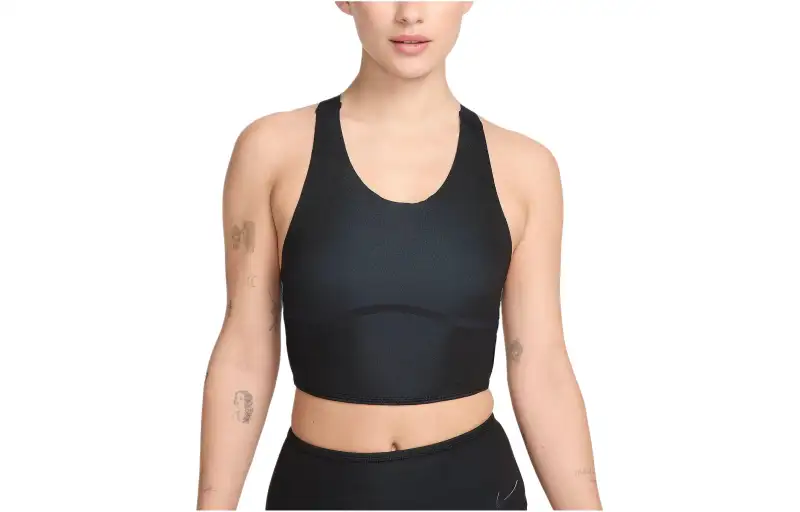 Nike Swim Fusion Women's Reversible Midkini Top Bikini Women's Black