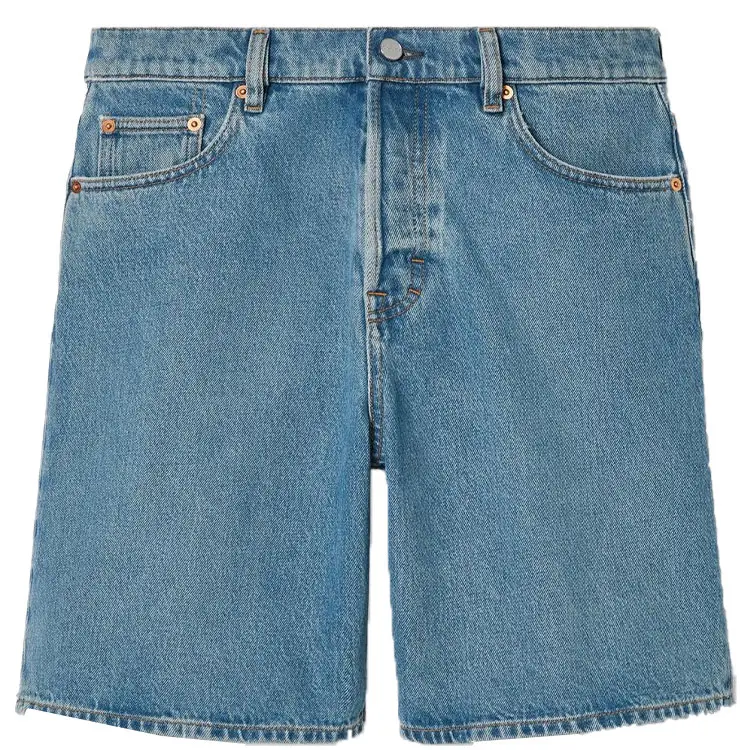 GUCCI Lido FW24 Denim Shorts Women's Blue