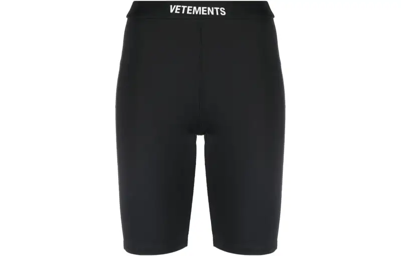 Vetements Logo-waistband Biker Shorts