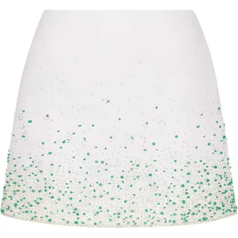 Christian DIOR Embellished A Line Skirt