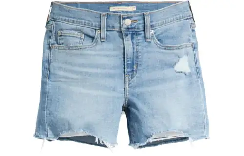 Levis Denim Shorts Women's Blue