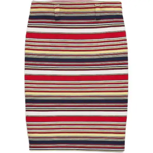 Prada striped cotton skirt