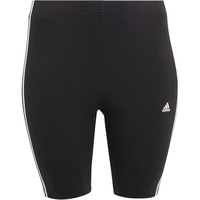 Adidas Essentials 3-Stripes Bike Shorts Three Stripes Bike Training Solid Color Fashionable and Versatile Sports Shorts Women's Black