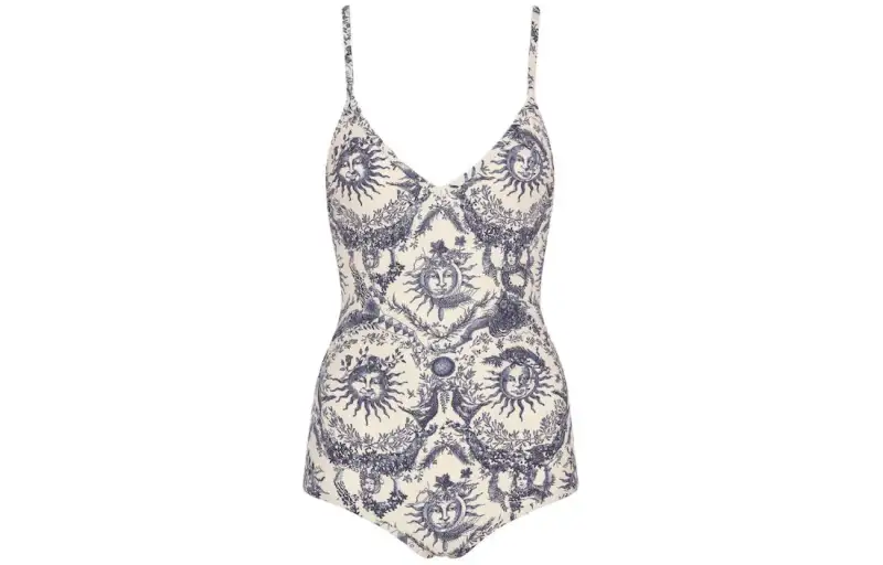 Christian DIOR Toile De Jouy Soleil One Piece Swimsuit