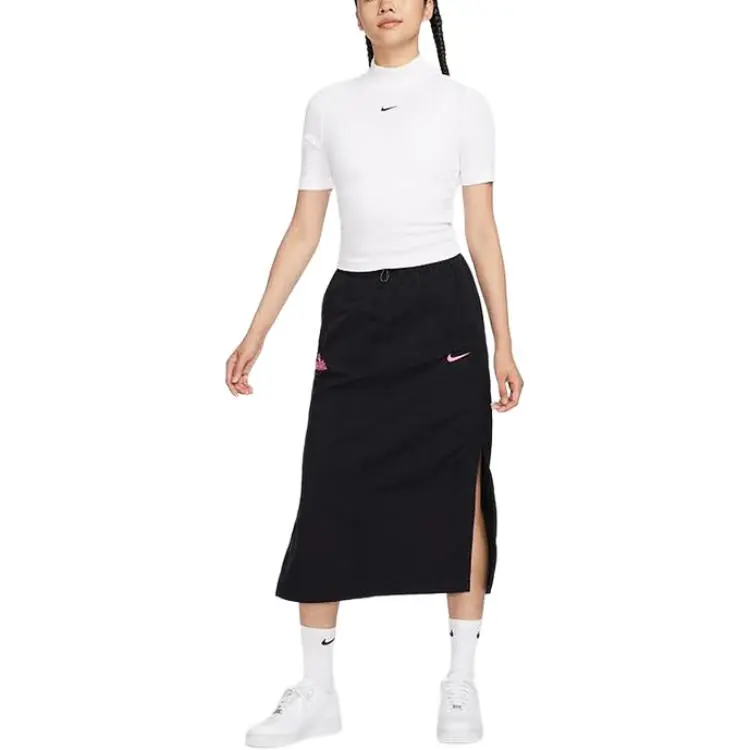 Nike Casual Long Skirt Women's Black
