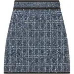 DIOR SS25 Casual Short Skirts Women's Blue White Mixed Color