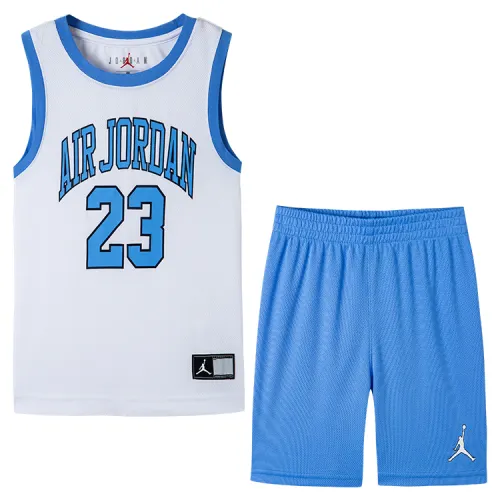 Basketball uniform, sports tank top, basketball short sleeve T-shirt, shorts, trousers, children's sports suit, children's clothing, 23 size