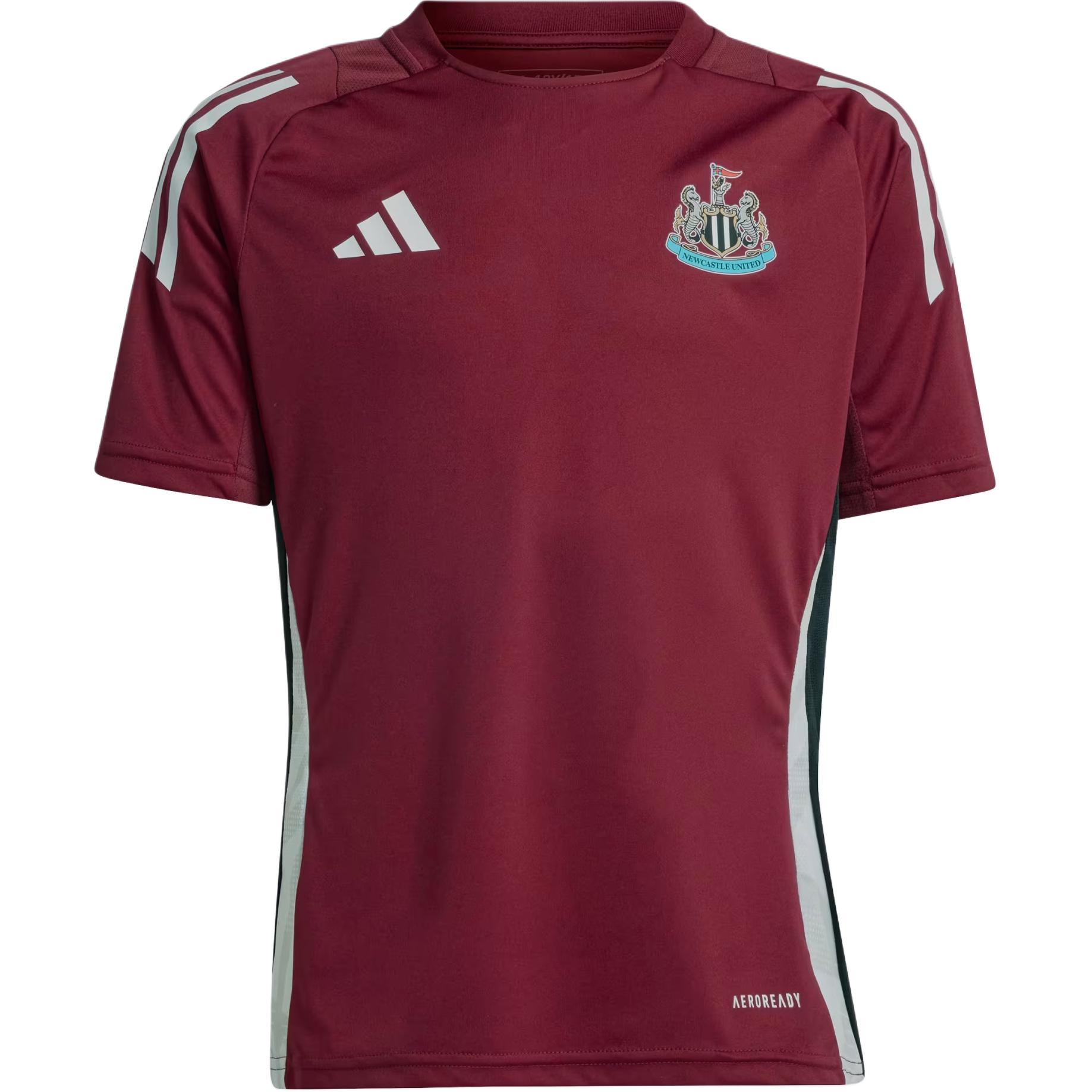 Adidas, football white short sleeve T-shirt with a round collar for training, with your logo imprint, for teenagers