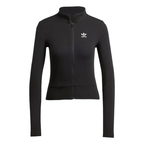 Adidas Originals Essentials ribbed zip-up track jacket