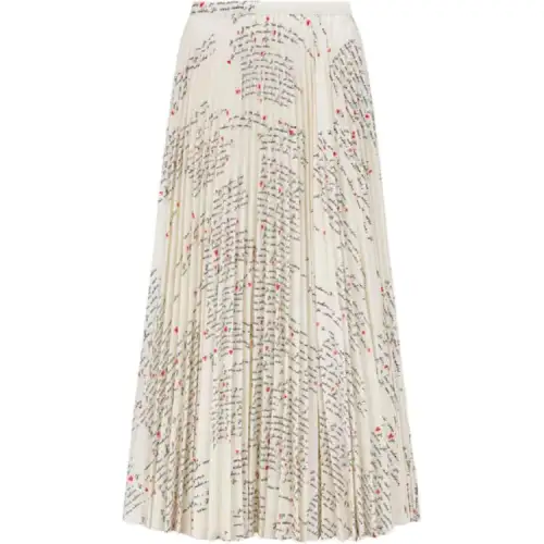 DIOR Casual Long Skirt Women's White