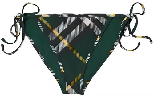 Burberry Checkered Elasticated Waist Swim Briefs