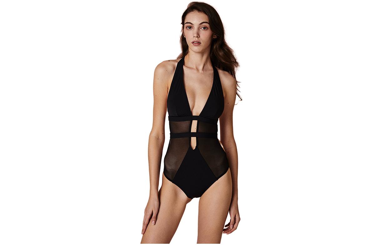 Atlantic Beach One Piece Swimsuits Women’s Triangle One Piece Swimsuit