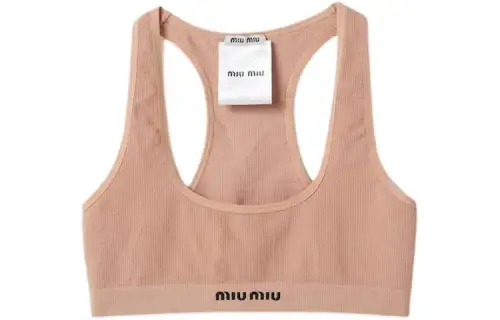 MIU MIU SS24 Sports Underwear Women's Beige