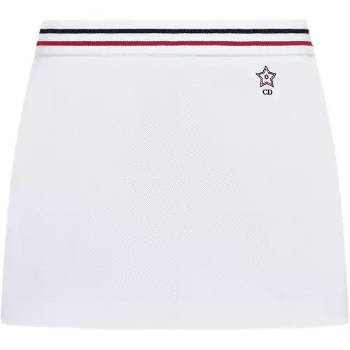 DIOR Vibe Collection Casual Short Skirts Women's White