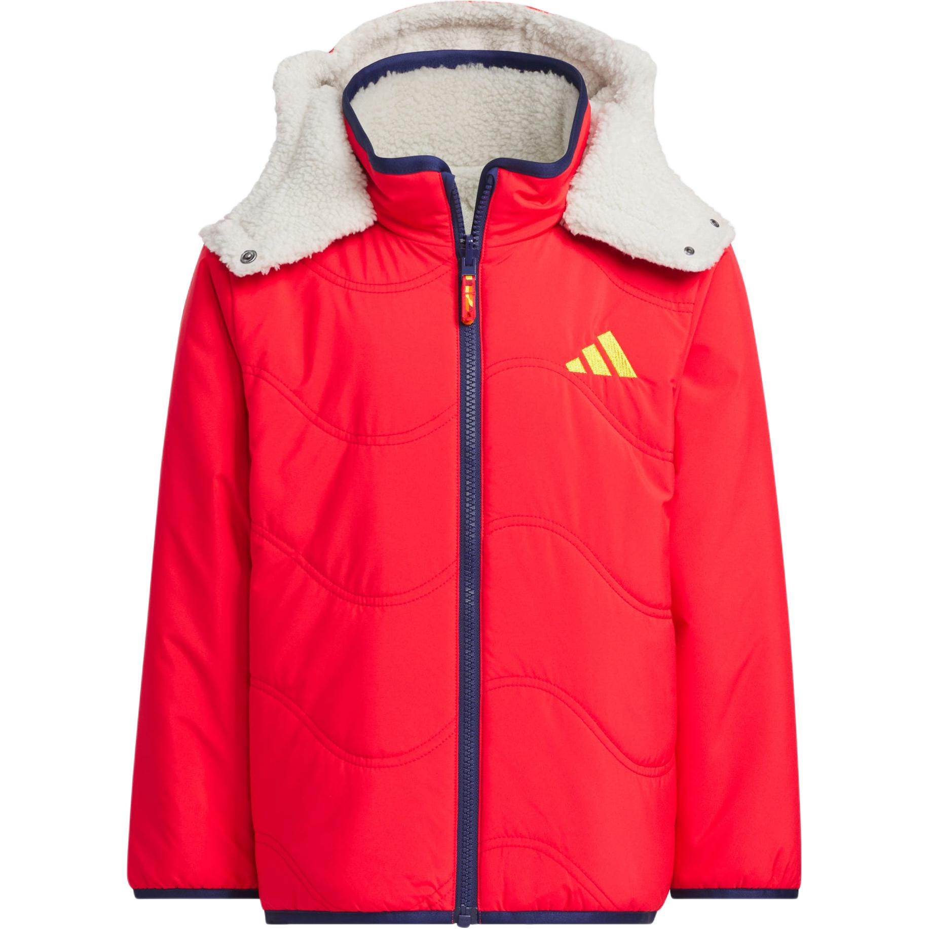 Женская куртка adidas (бордово-коричневая)