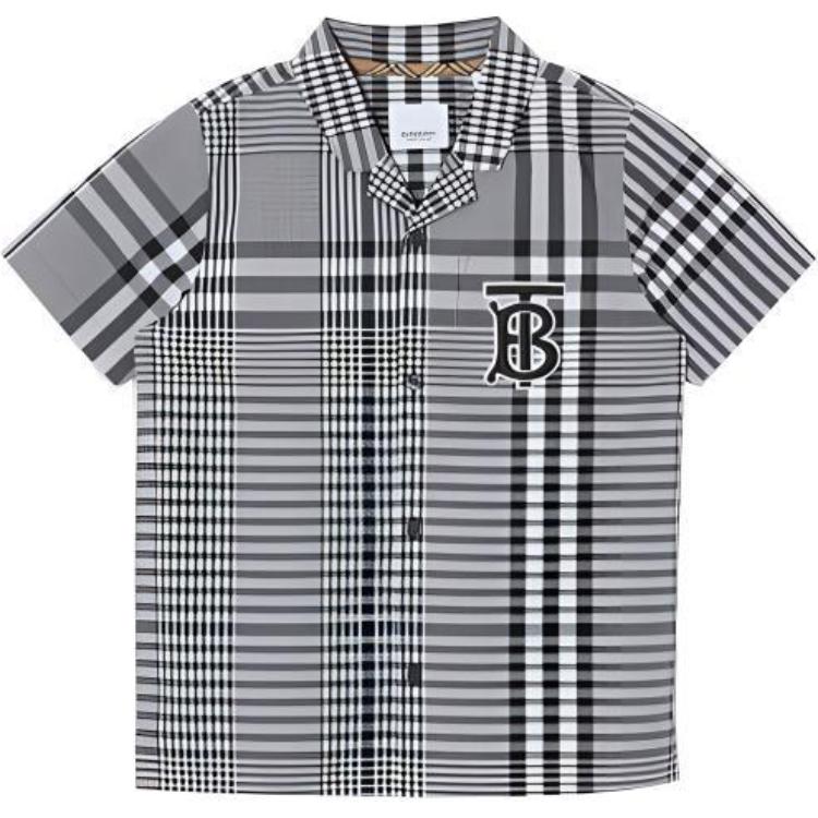 Рубашка Burberry Check Shirt (черная)