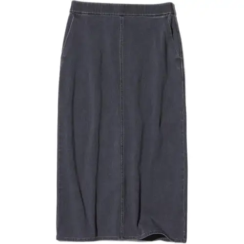 UNIQLO Casual Long Skirt Women's Dark Gray