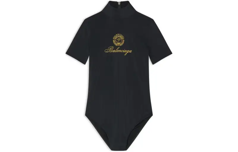 Balenciaga One piece Swimsuit Regular Fit Women's Black