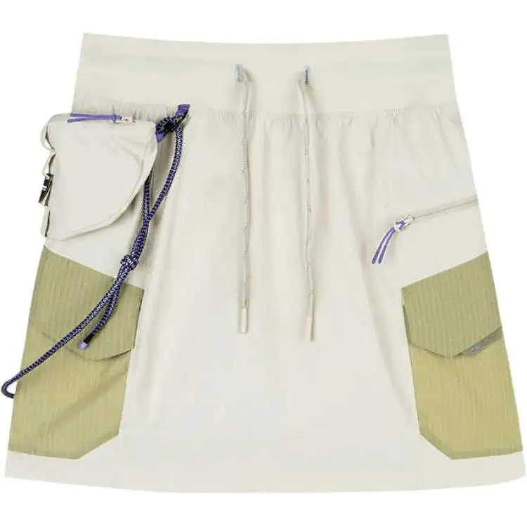 Anta Outdoor Collection Casual Short Skirts Women's Jade Mist/Light Khaki Green