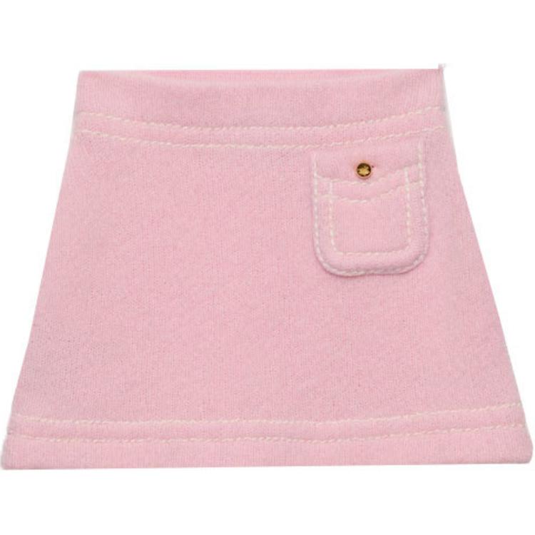 Женская юбка Prada Cashmere Zip Skirt (розовая)