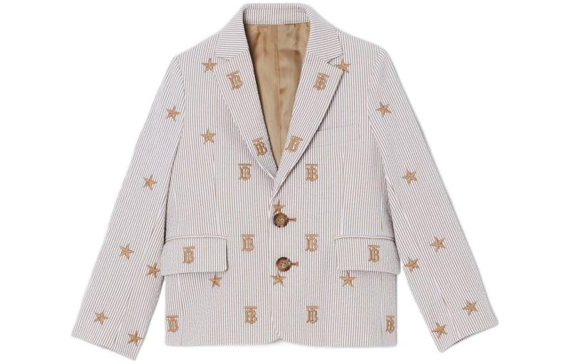 Детский пиджак Burberry (мягкий желтовато-коричневый)