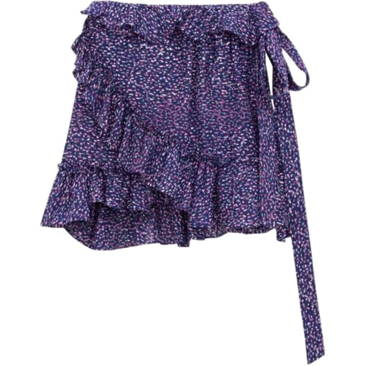 SAINT LAURENT Ruffled Wrap Skirt