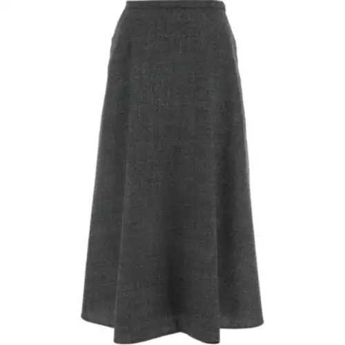 DIOR Casual Long Skirt Women's Gray