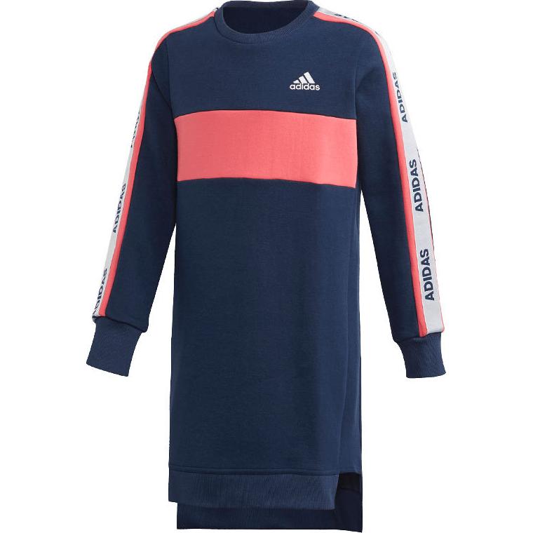 Женская толстовка adidas adidas YG LONG (темно-синяя)