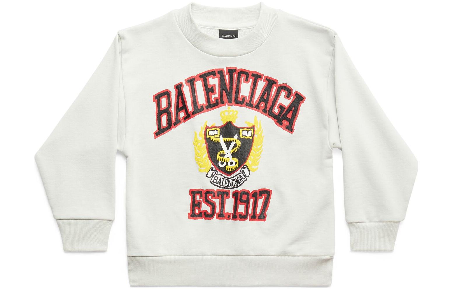 Мужское худи Balenciaga Diy College (белое)