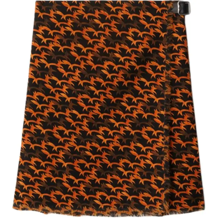 Burberry Casual Long Skirt Women's Black