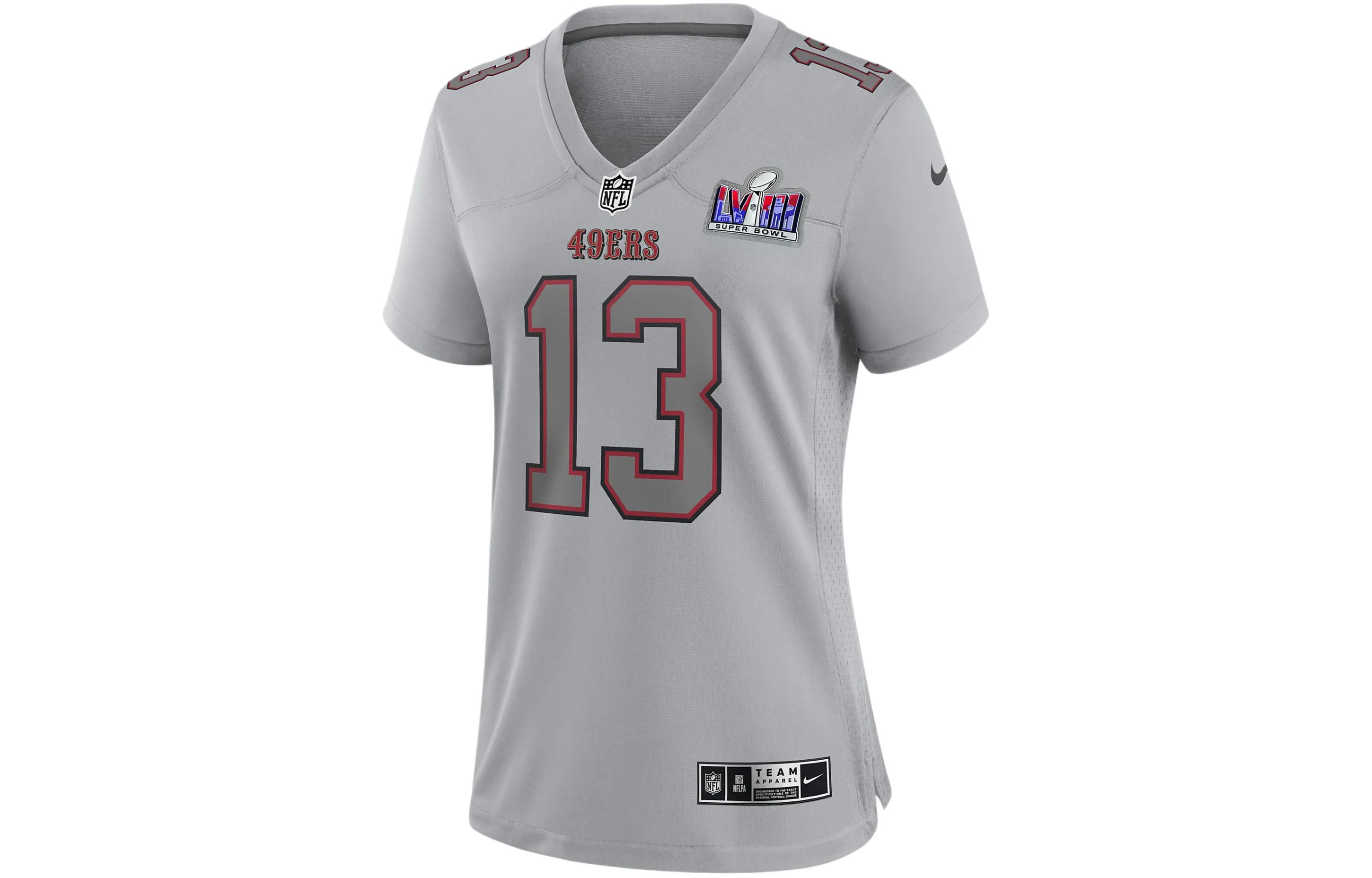 Nike Brock Purdy San Francisco 49ers Super Bowl LVIII Rugby Jersey Women's Gray