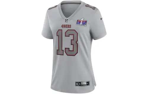 Nike Brock Purdy San Francisco 49ers Super Bowl LVIII Rugby Jersey Women's Gray