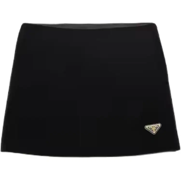 PRADA Casual Short Skirts Women's Black