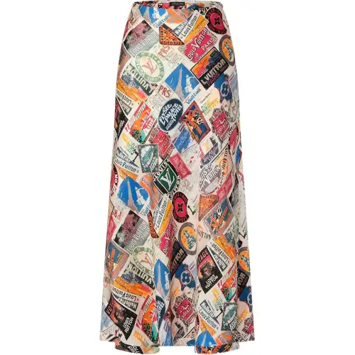 LOUIS VUITTON Elysee Palace Bias Skirt