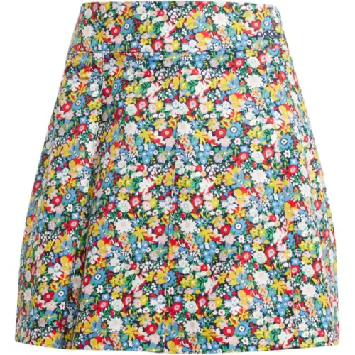 Adidas Originals x Liberty London pleated mini skirt