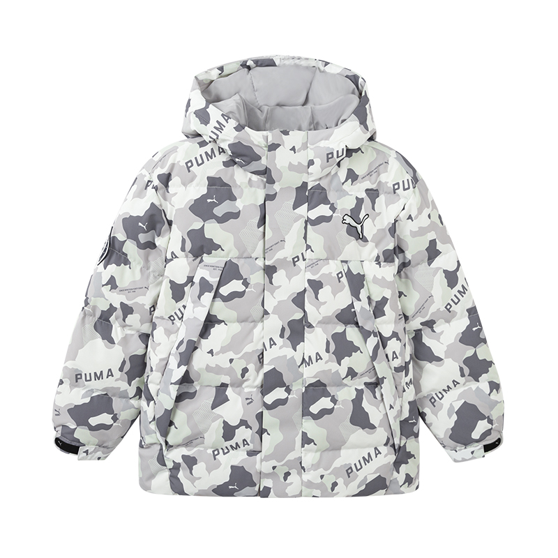 Куртка PUMA Sportstyle (серо-белая)
