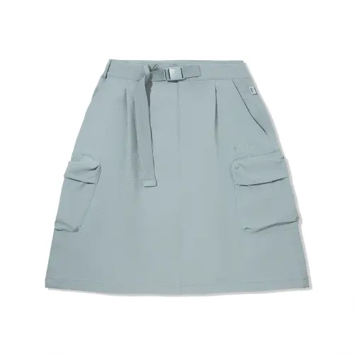 Li Ning Casual Short Skirts Women's Lead Gray Green