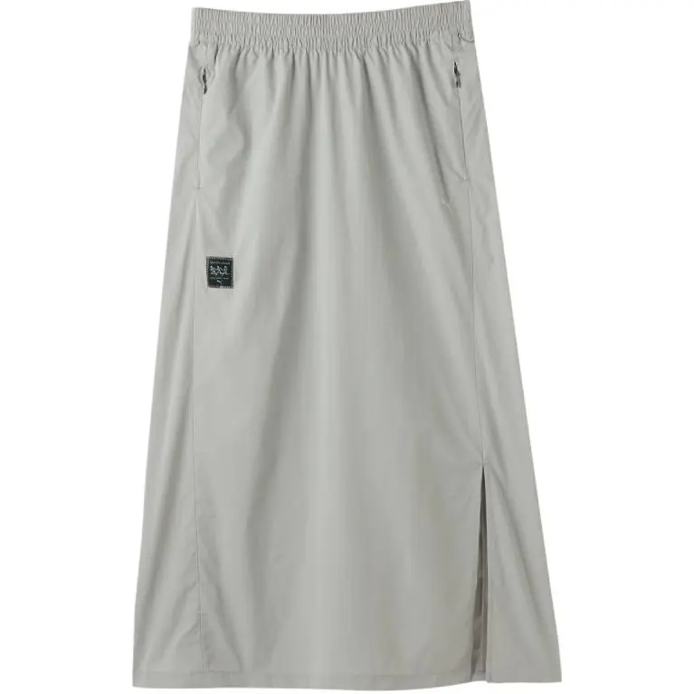 PUMA RETRO Casual Long Skirt Women's Light Gray