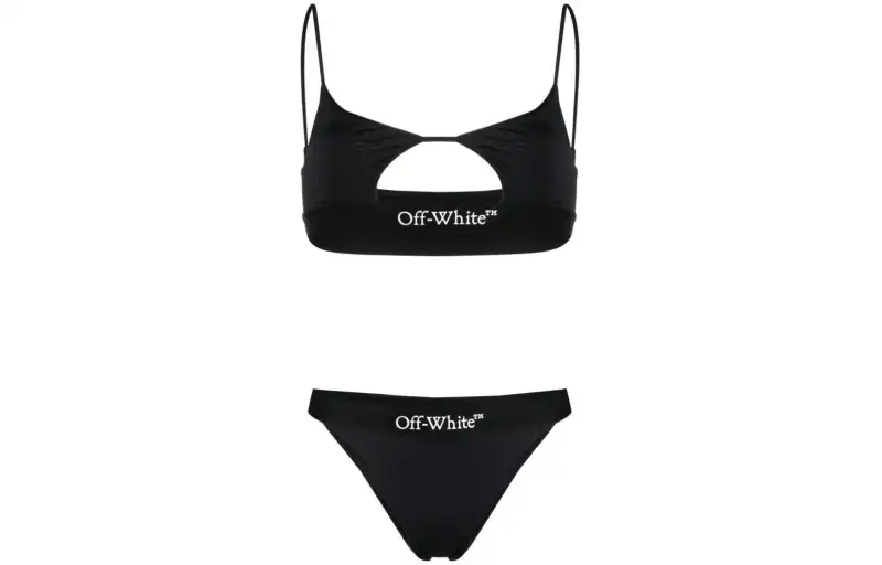 OFF WHITE Bikini Slim Fit Women's Black
